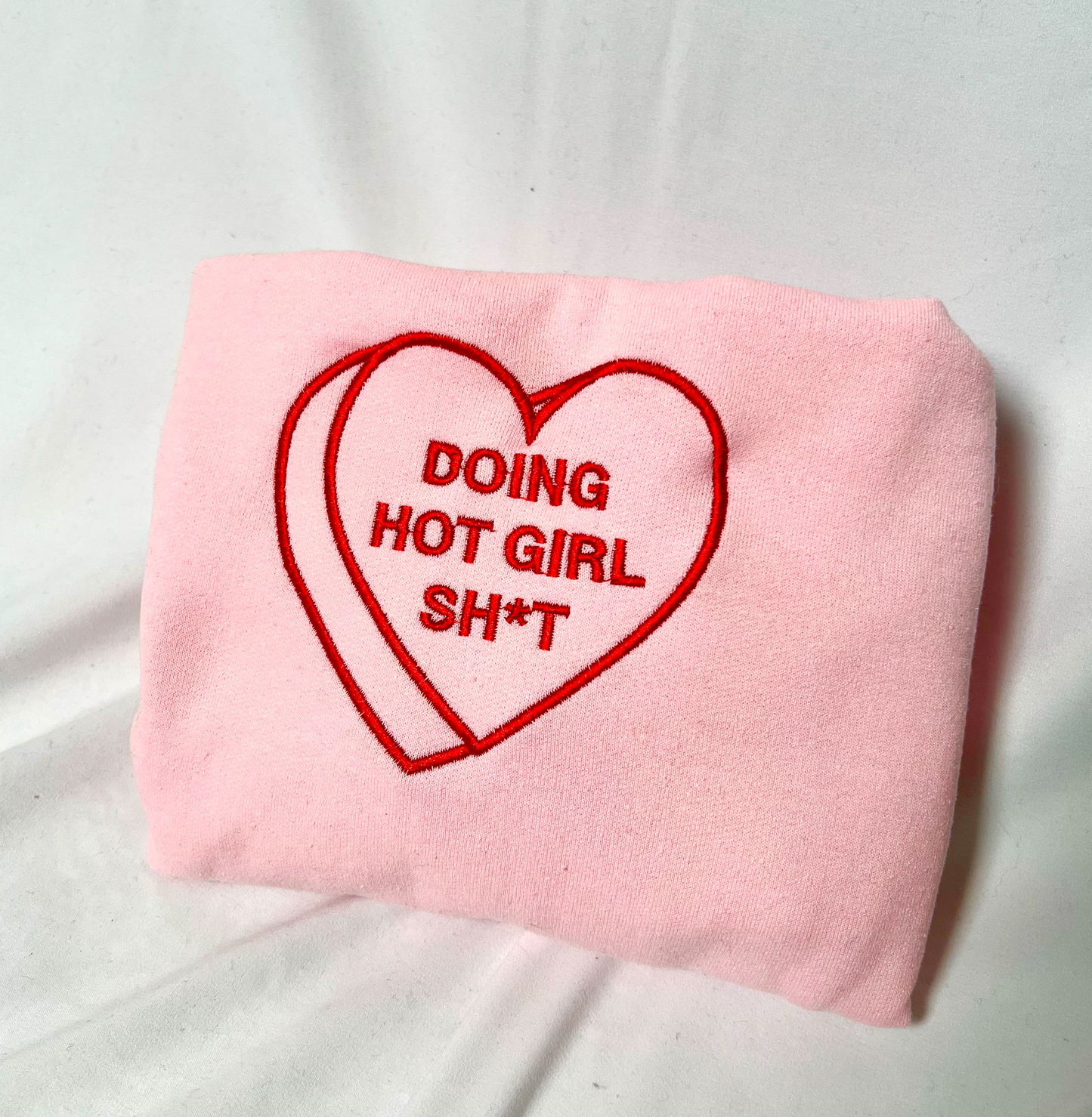 Doing Hot Girl Sh*t Valentino išsiuvinėtas džemperis