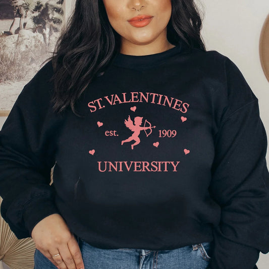 Kupidono universitetas siuvinėtas džemperis